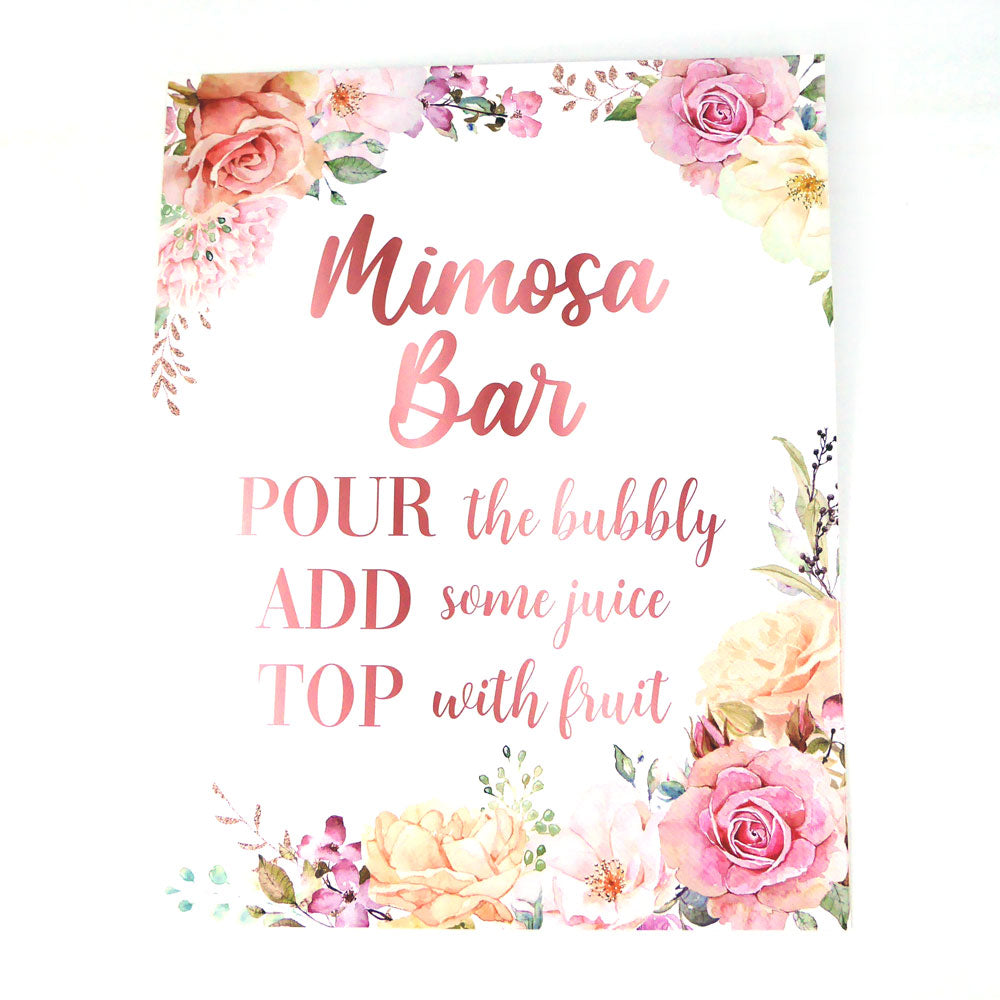 Mimosa Bar Sign